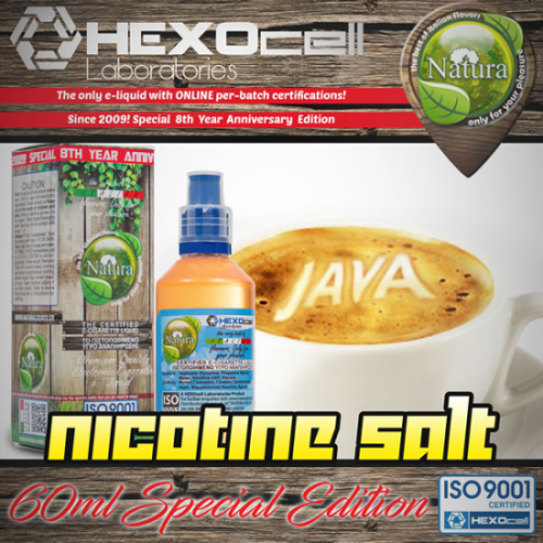 Natura Java Coffee Salt Likit 60Ml